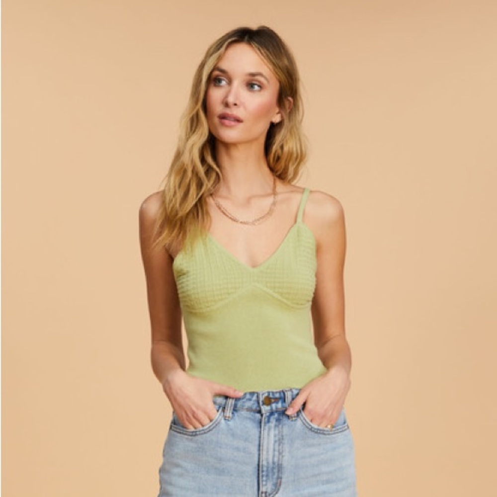 Billabong Point Her Out Cami Sweater Tank Top